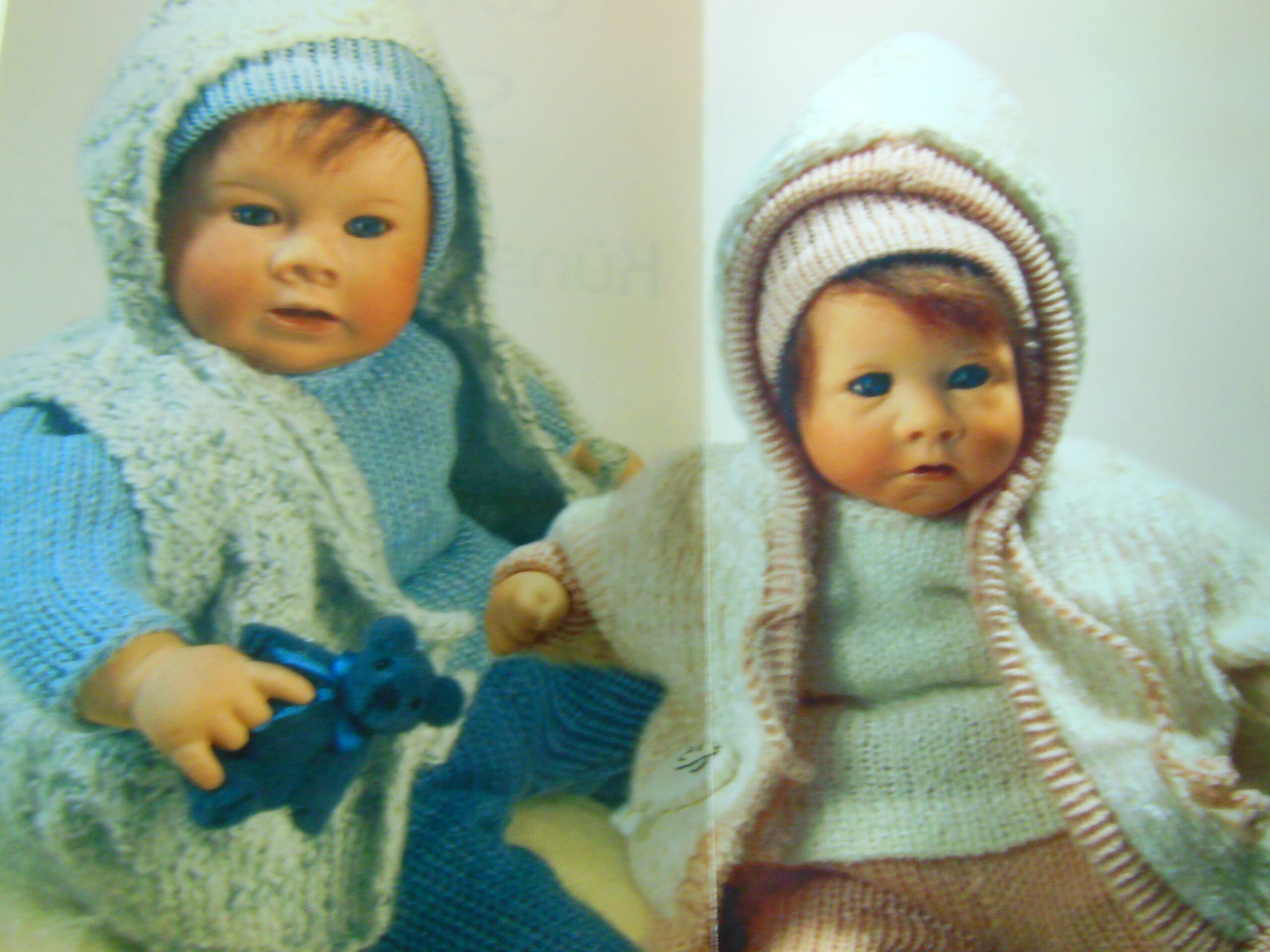 DEUX BÉBÉS PORCELAINE WILTRUD STEIN