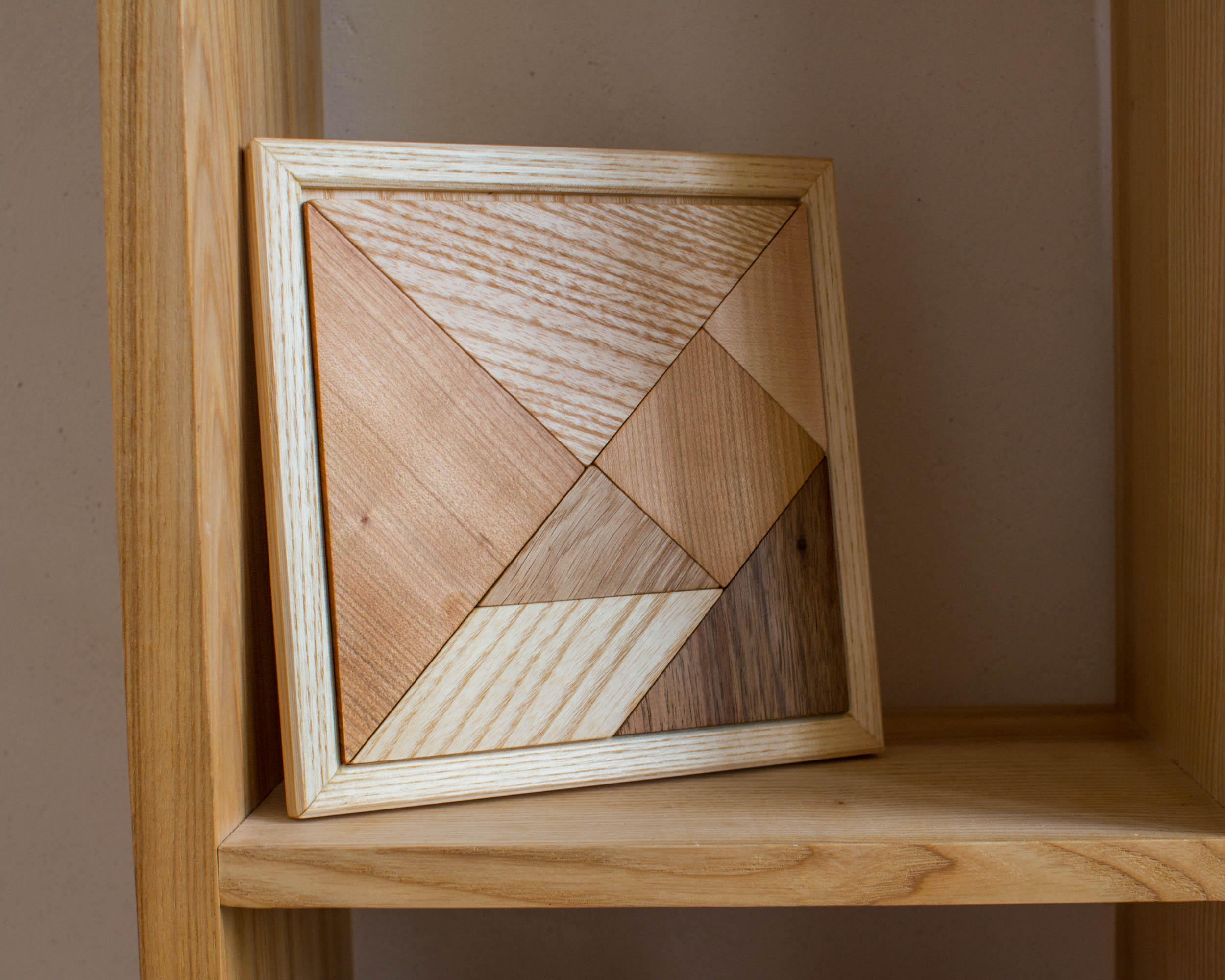 tangram, essences de bois variées – Image 2