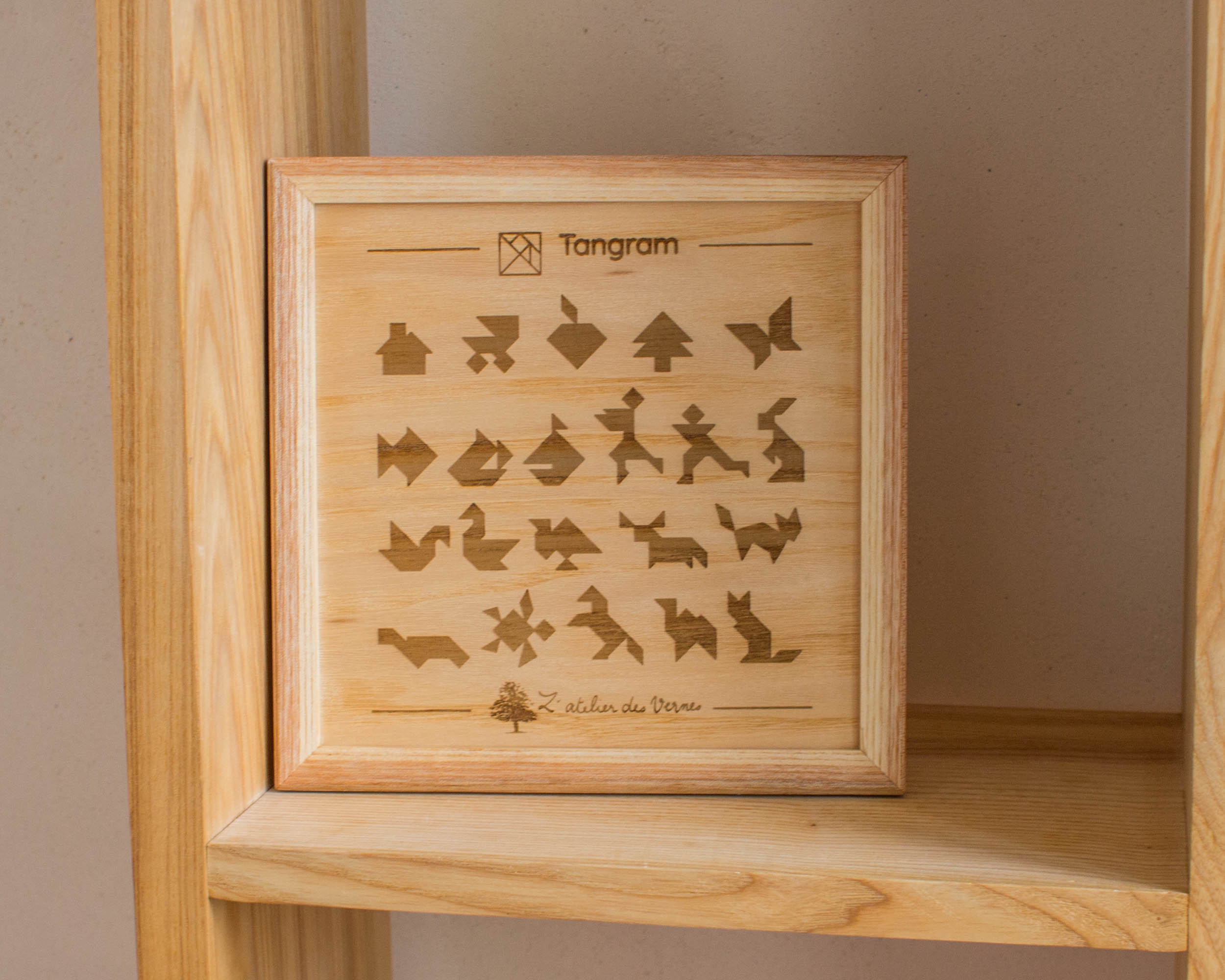 tangram, essences de bois variées – Image 5