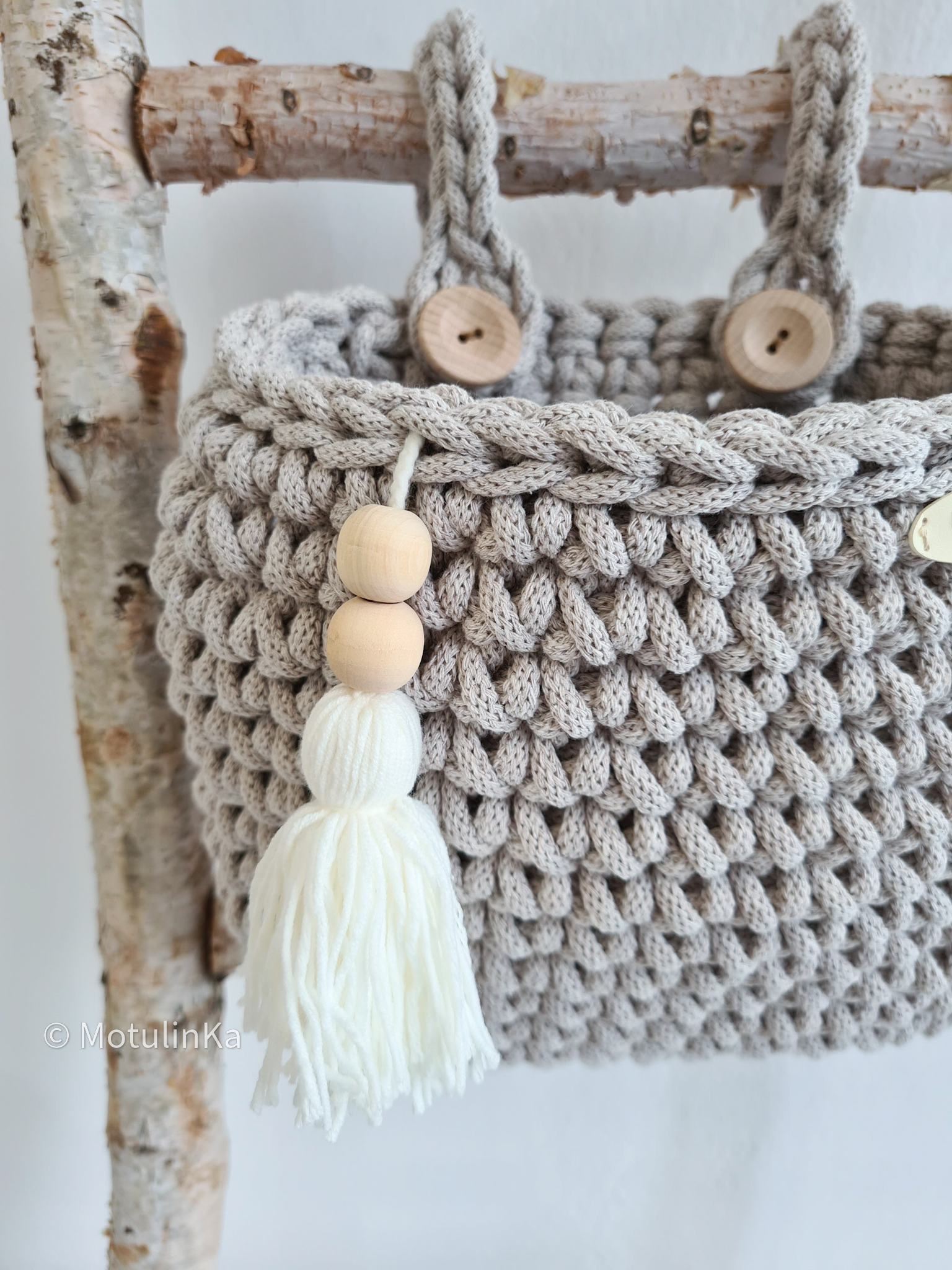 Organisateur de lit bebe Beige – MotulinKa – Image 2