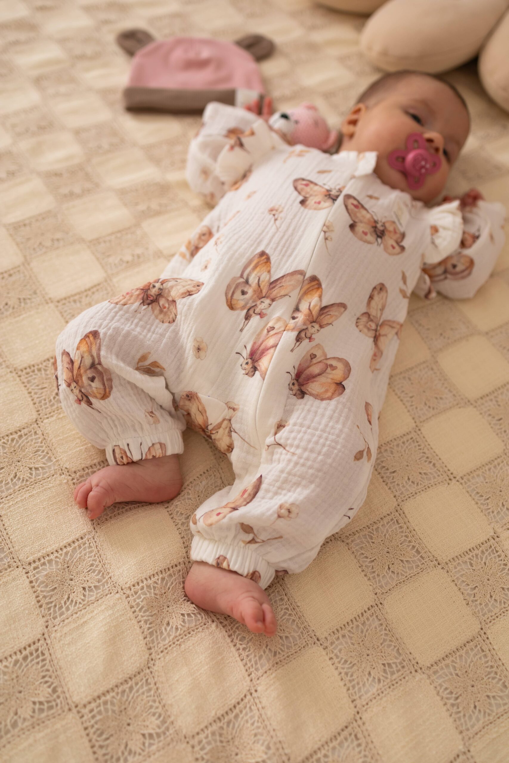 COMBINAISON Pyjama en gaze de coton Butterfly – MotulinKa – Image 2