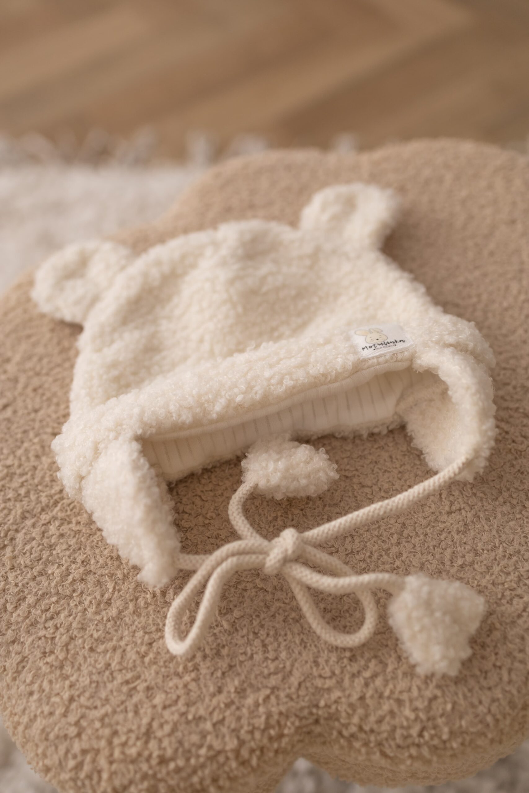Bonnet bebe Plush Cream – MotulinKa – Image 3