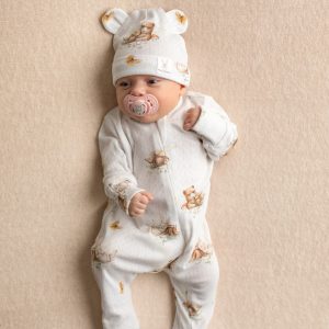 Dors-bien en coton ajoure Forest Bears – MotulinKa
