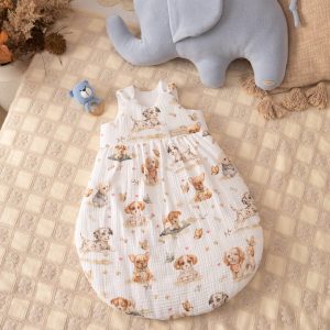 Gigoteuse en mousseline Puppies – MotulinKa