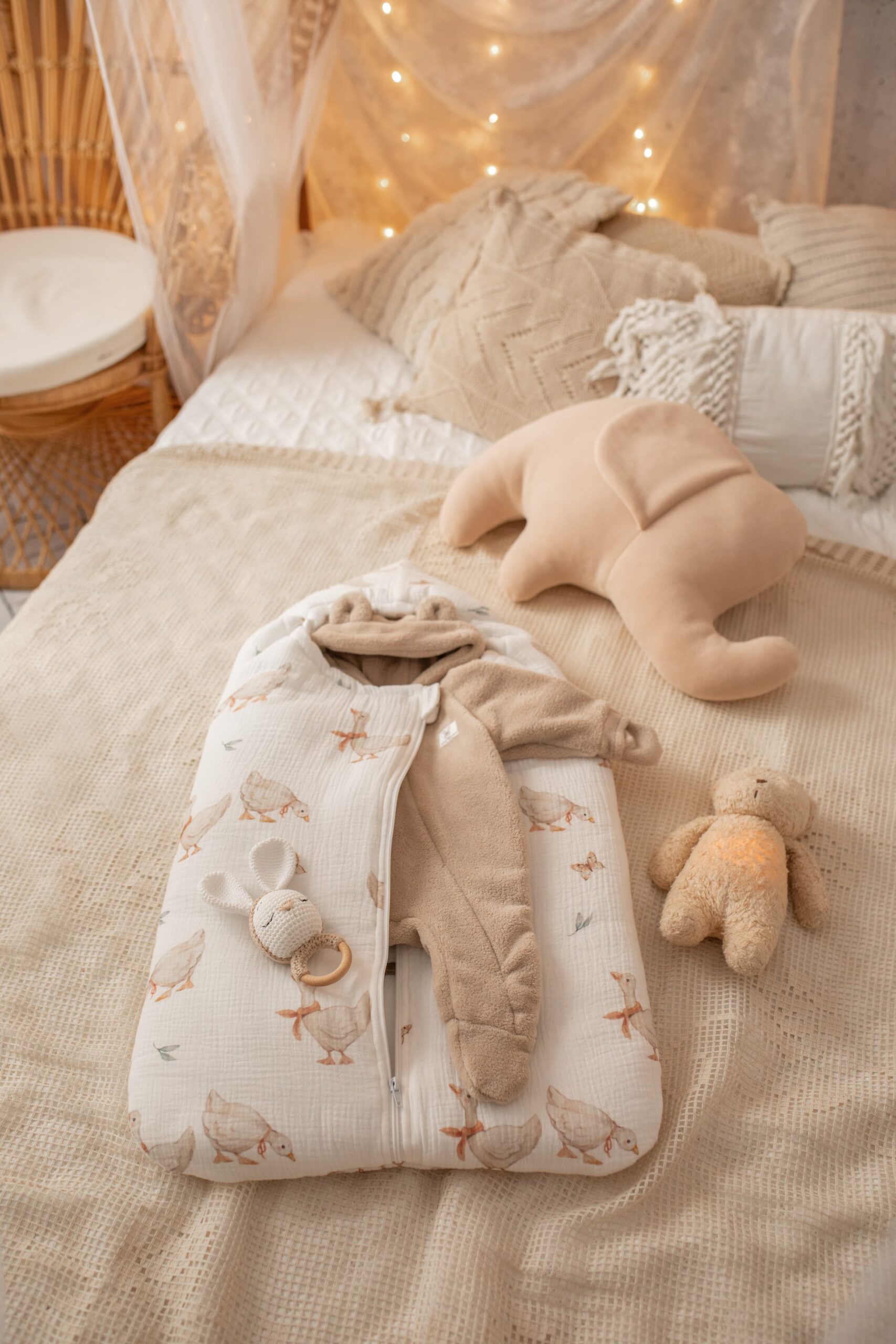 Chanceliere universelle en gaze de coton Goose – MotulinKa – Image 3