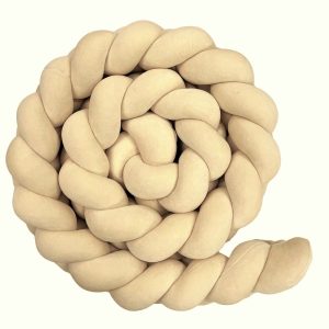 Tour de lit tressé 3 brins Vanilla – Lulumi