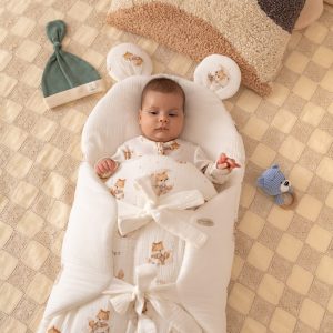 Gigoteuse d’emmaillotage Maxi Mousseline Little Fox – MotulinKa