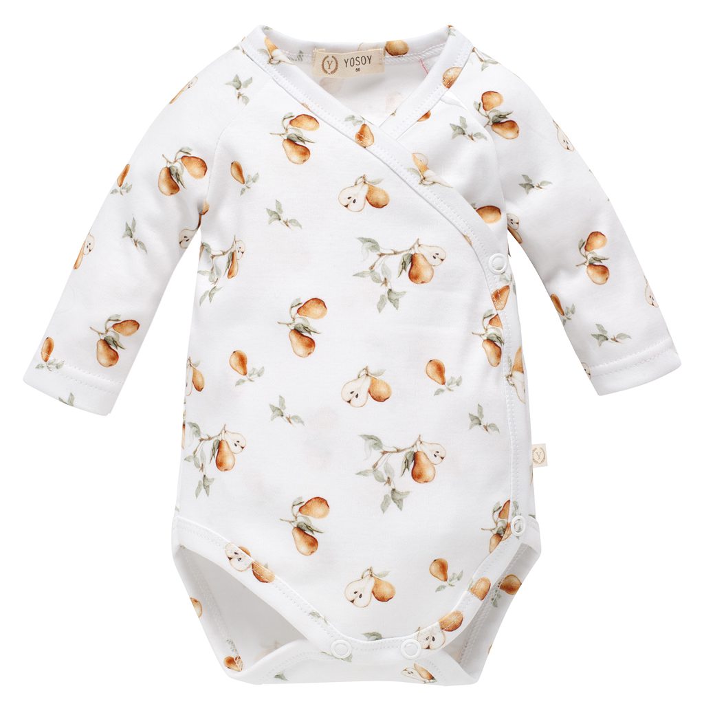 Body manches longues en coton bio Pears – Yosoy