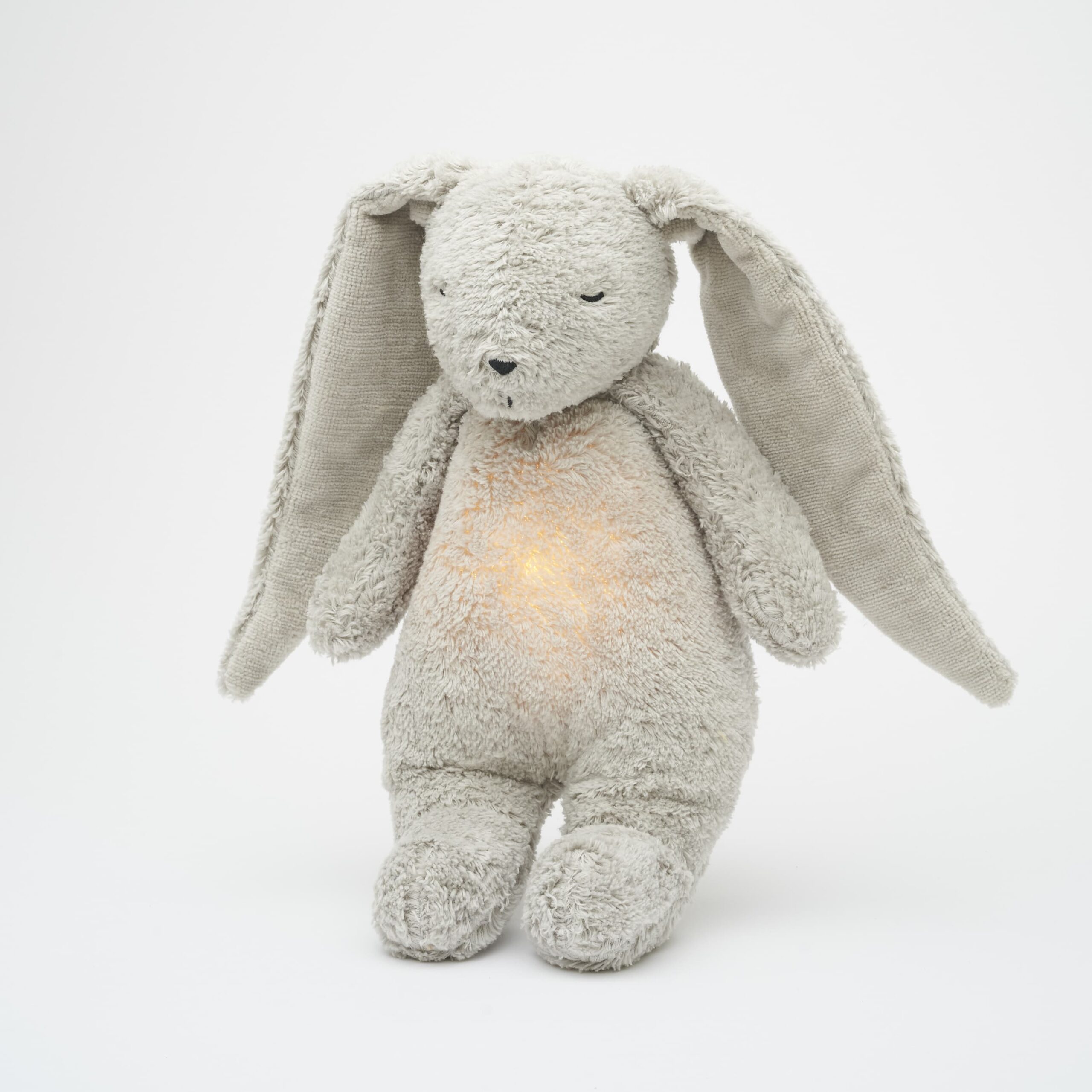 Lapin fredonnant Moonie avec veilleuse – Gray Natur – Image 2