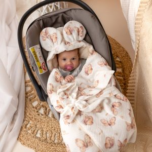 Couverture siege auto Mousseline Butterfly – MotulinKa