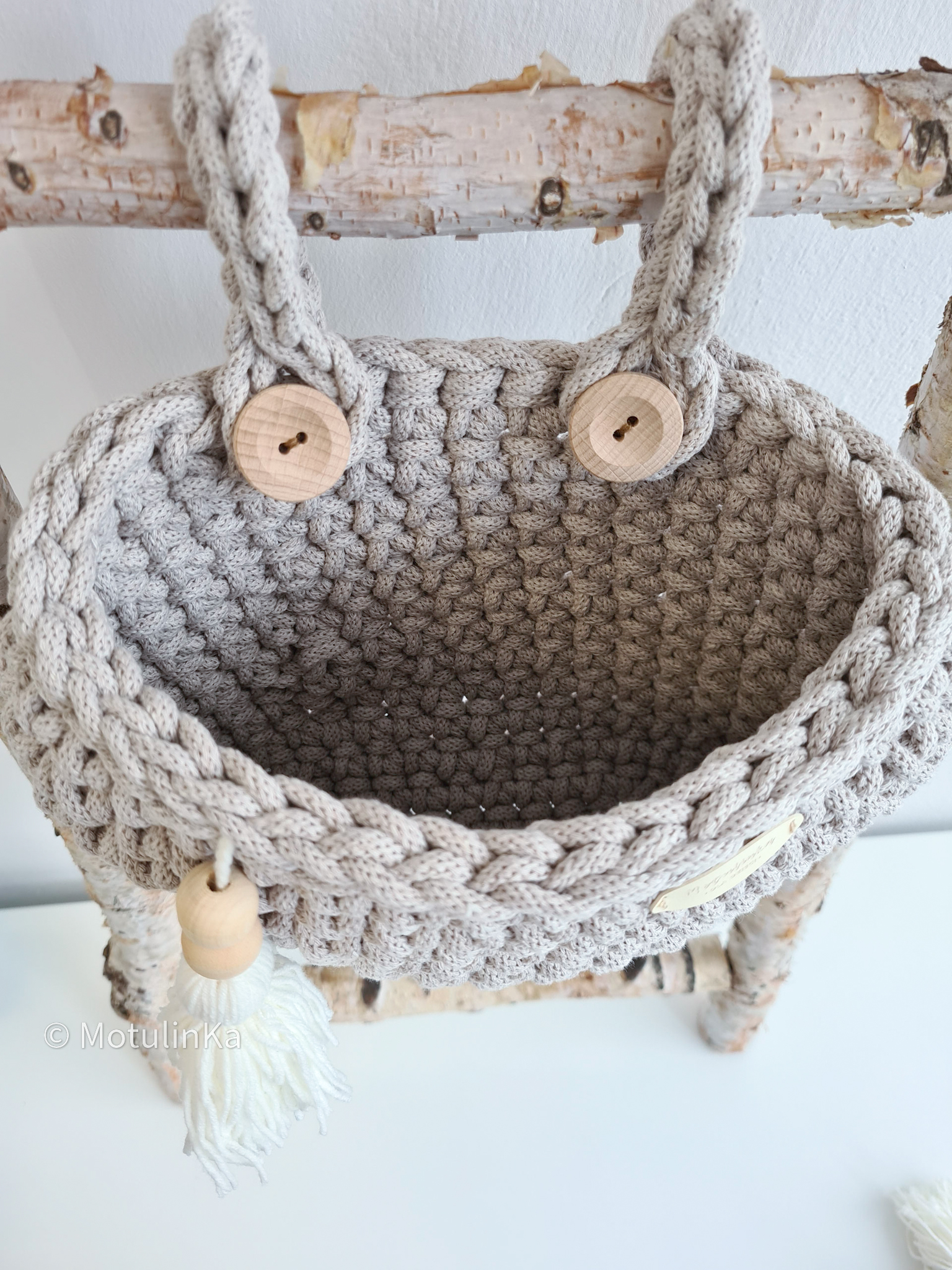 Organisateur de lit bebe Beige – MotulinKa – Image 3
