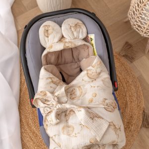 Couverture siege auto Mousseline Fly me to the moon – MotulinKa