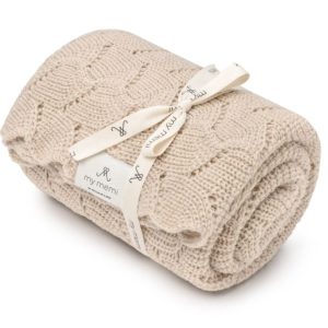 Couverture d’emmaillotage 100% laine merinos Beige – MyMemi