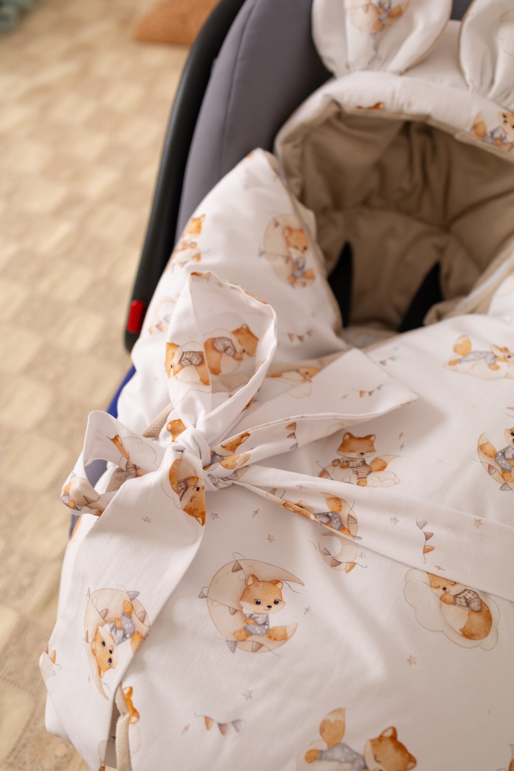 Couverture siege auto Little Fox – MotulinKa – Image 3