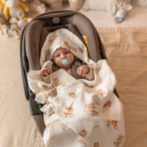 Couverture d’ete pour siege auto Little Fox – MotulinKa