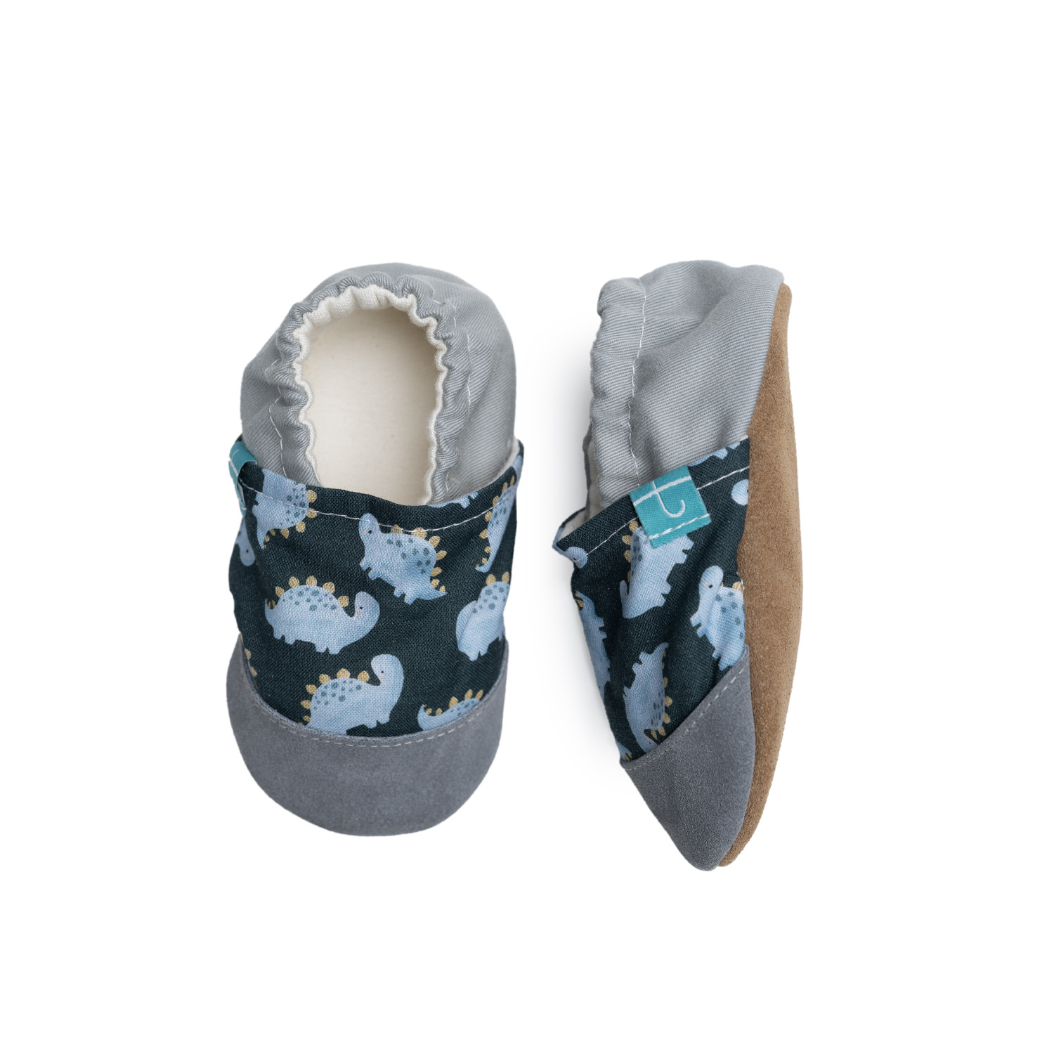 Chaussons anti-glisse Blue Dino – Titot – Image 2