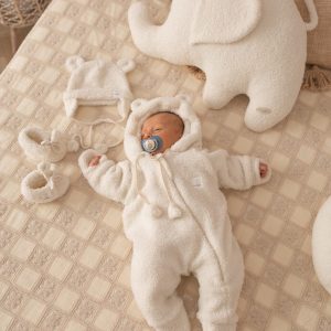 Combinaison avec pieds Plush Cream – MotulinKa