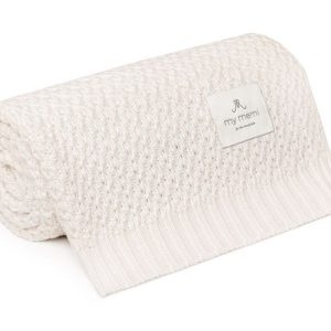 Couverture en bambou 80×100 Cream Chain – Memi