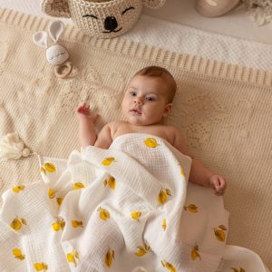 Couverture en mousseline Lemon – MotulinKa