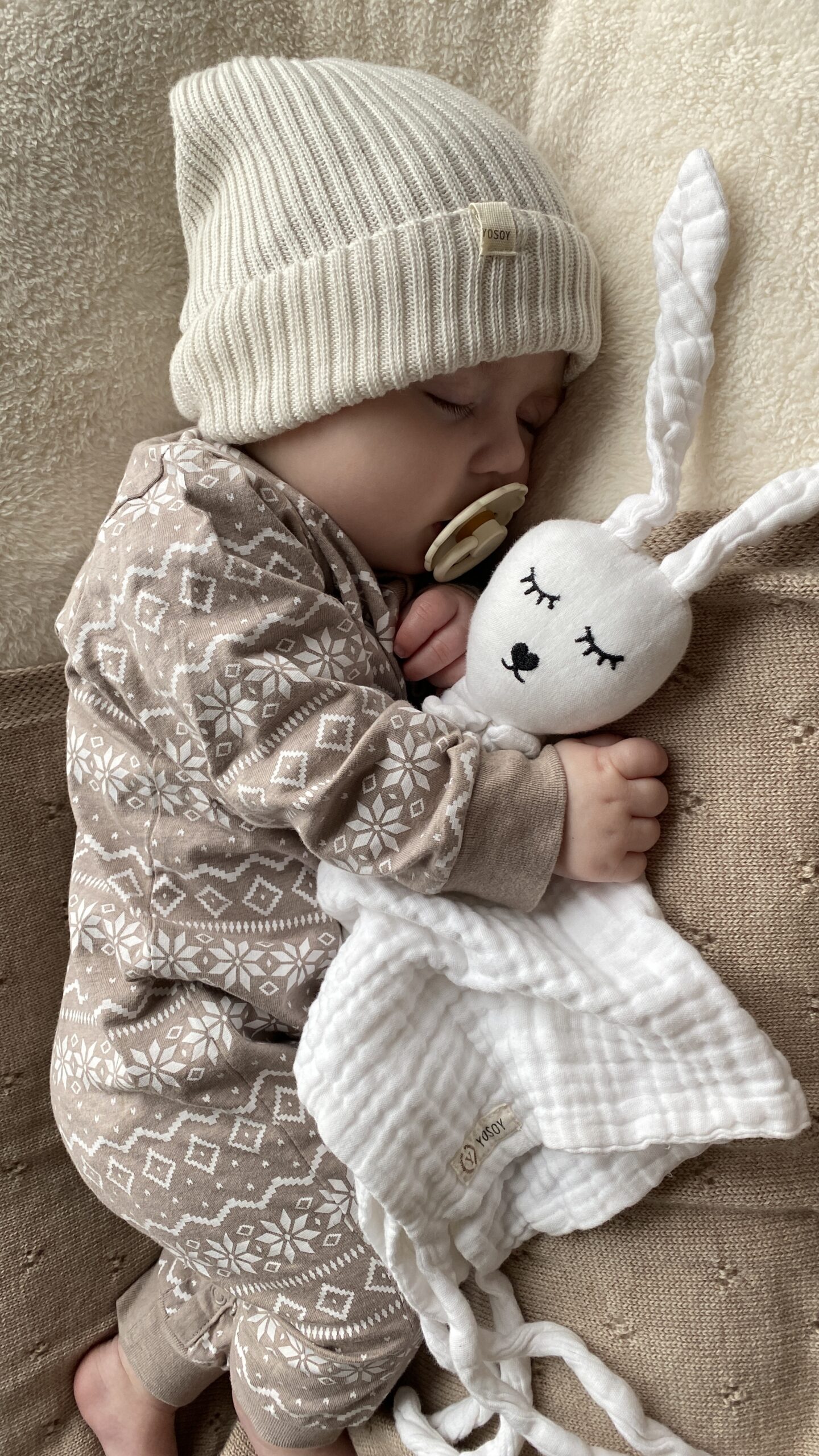 Doudou Lapin 100% mousseline de coton (Différentes couleurs) – Yosoy – Image 5