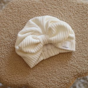 Bonnet esprit turban bebe Creme – MotulinKa