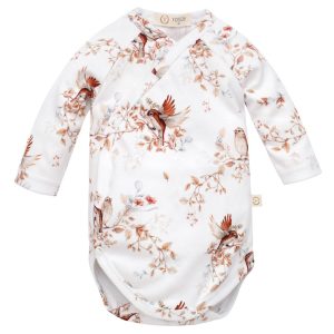 Body manches longues en coton bio Birds – Yosoy