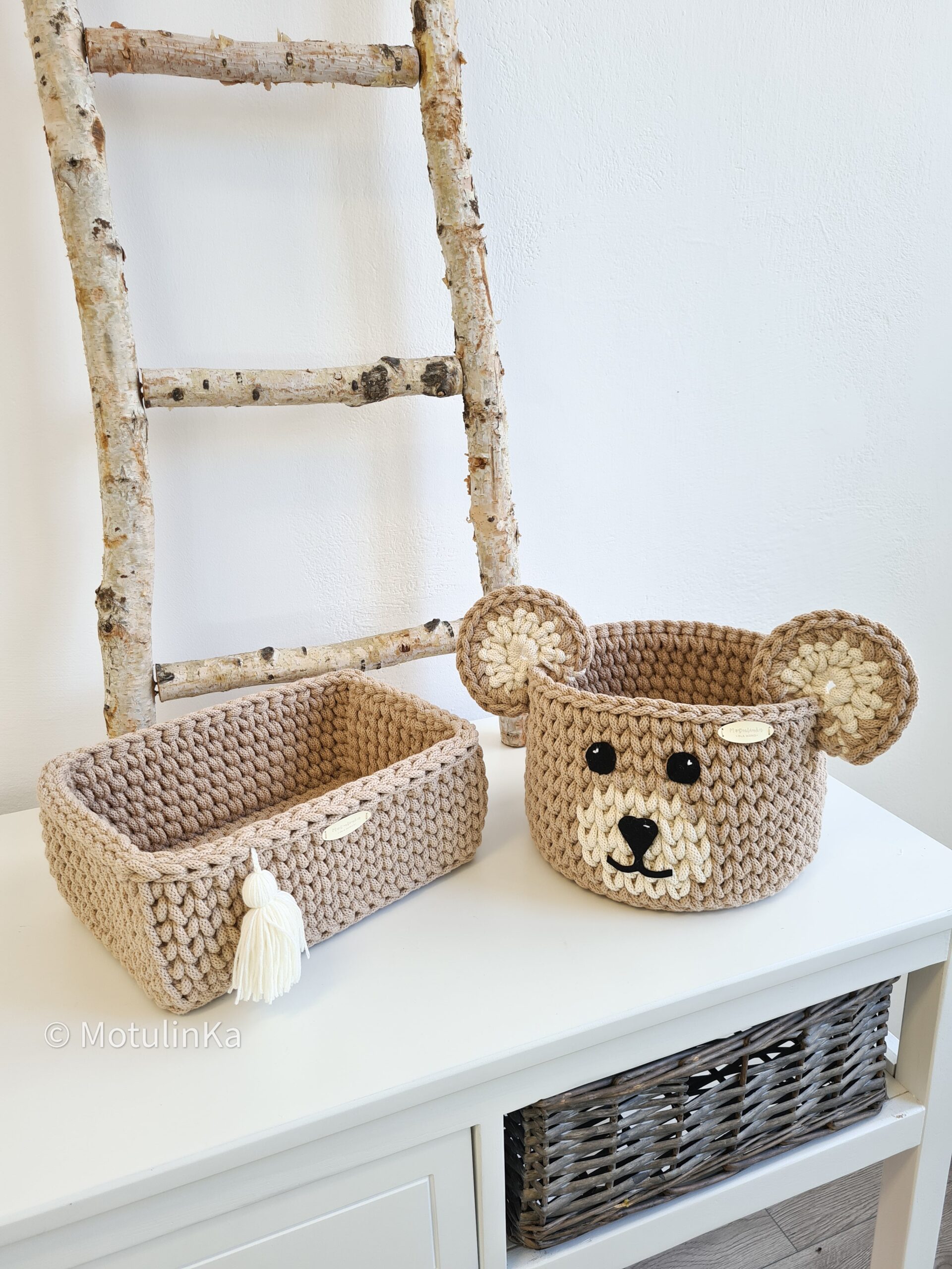 Ensemble de paniers Latte – MotulinKa
