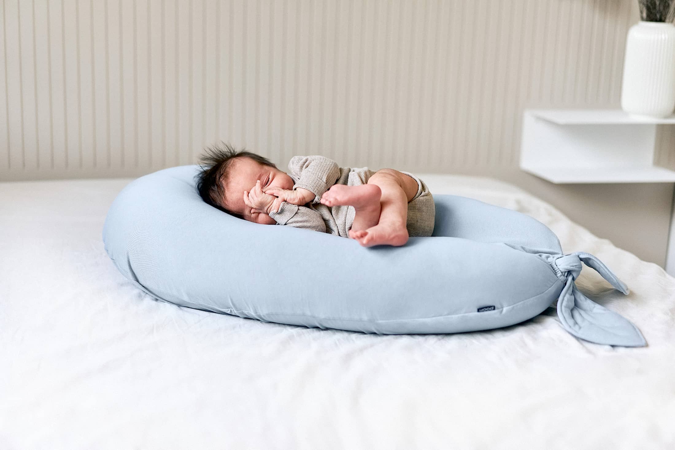 Coussin NEST 3in1 Dusty Blue – Poofi – Image 3