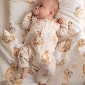 COMBINAISON Pyjama en gaze de coton Tigers – MotulinKa