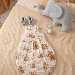 Gigoteuse en mousseline Forest Bears – MotulinKa