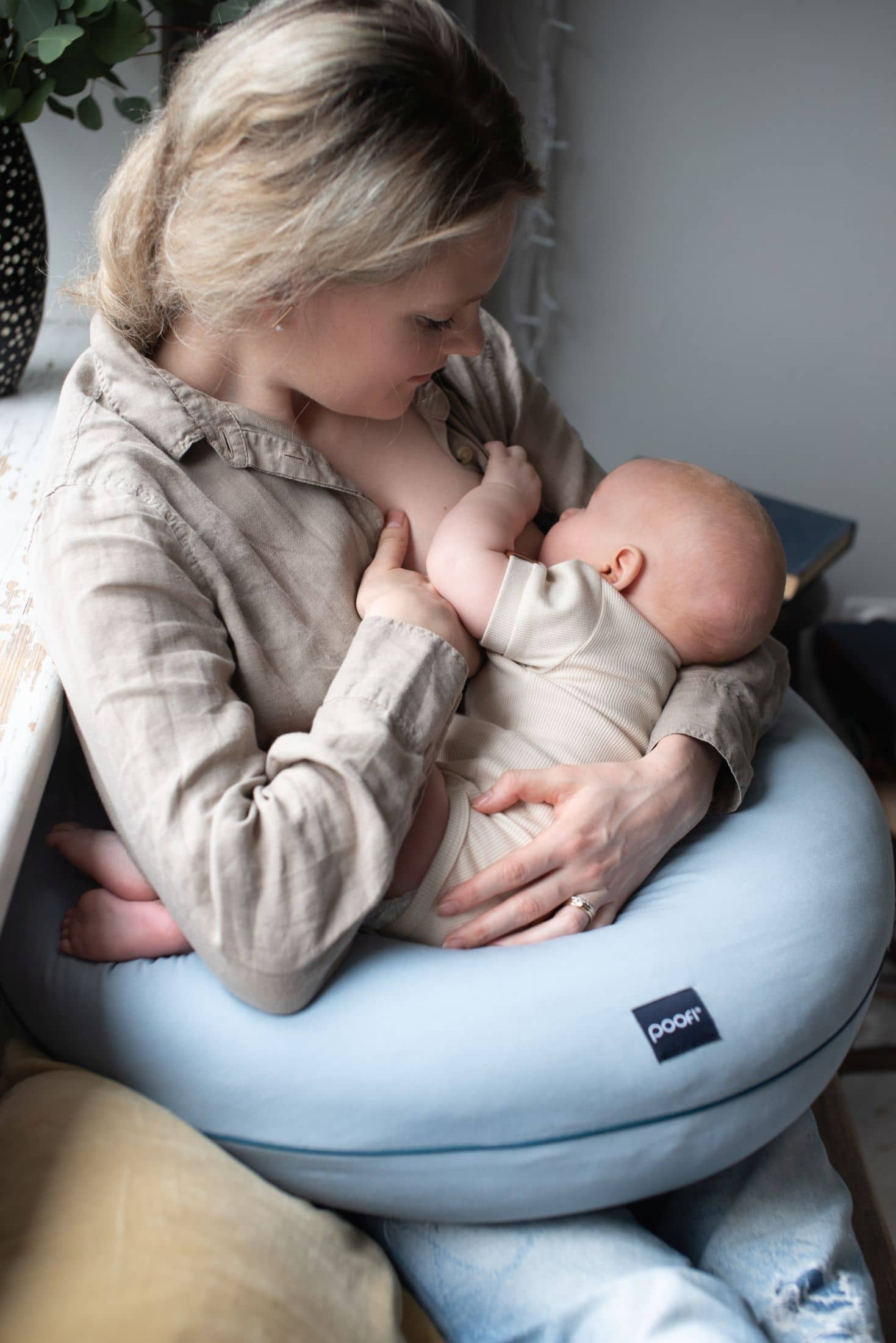 Coussin NEST 3in1 Dusty Blue – Poofi – Image 7