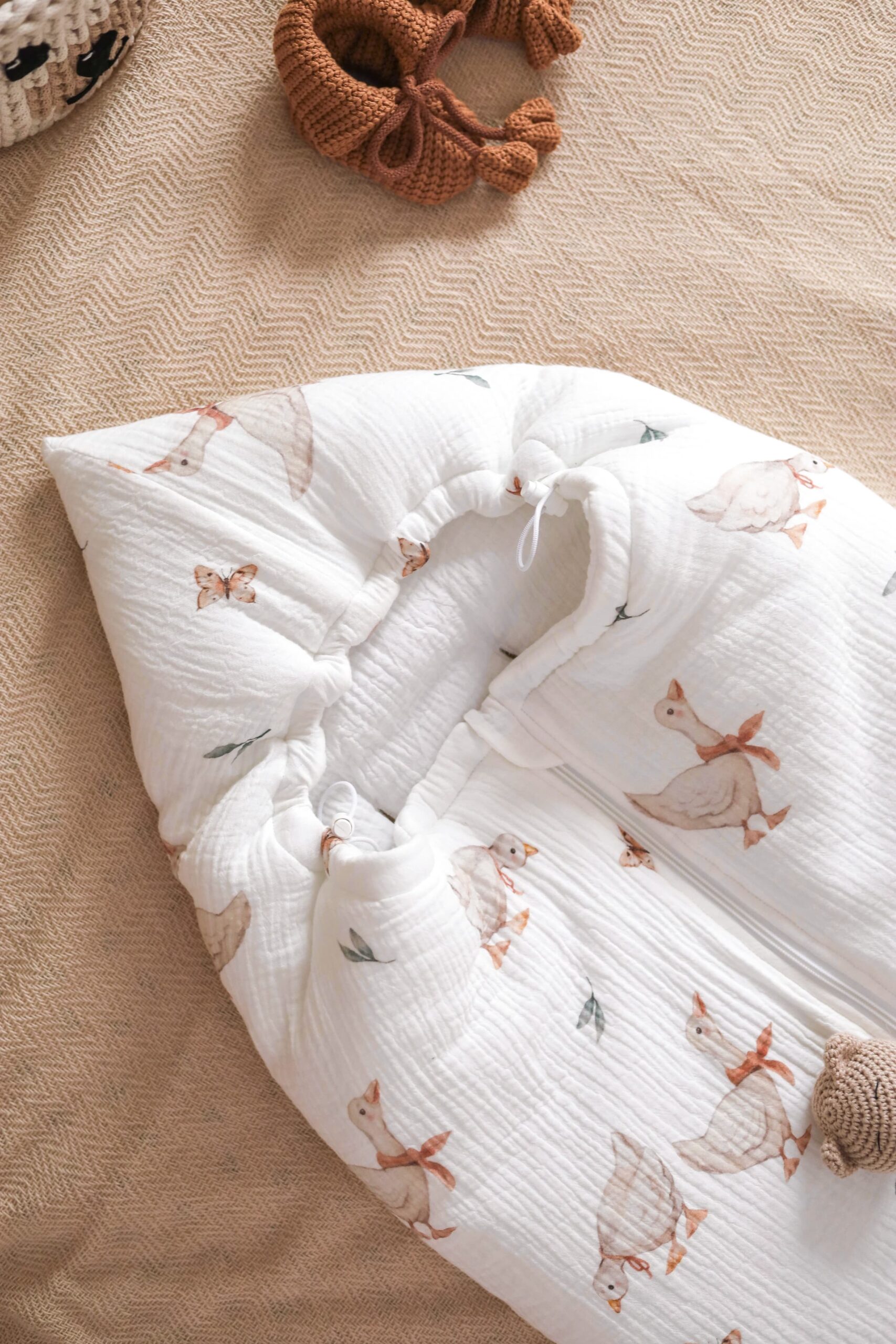 Chanceliere universelle en gaze de coton Goose – MotulinKa – Image 4