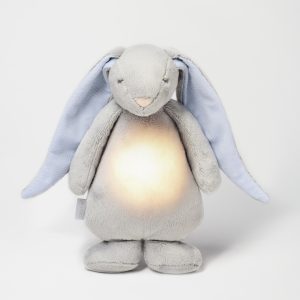 Lapin peluche fredonnant Moonie avec veilleuse – Sky