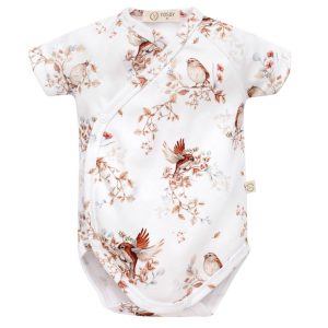Body manches courtes en coton bio Birds – Yosoy