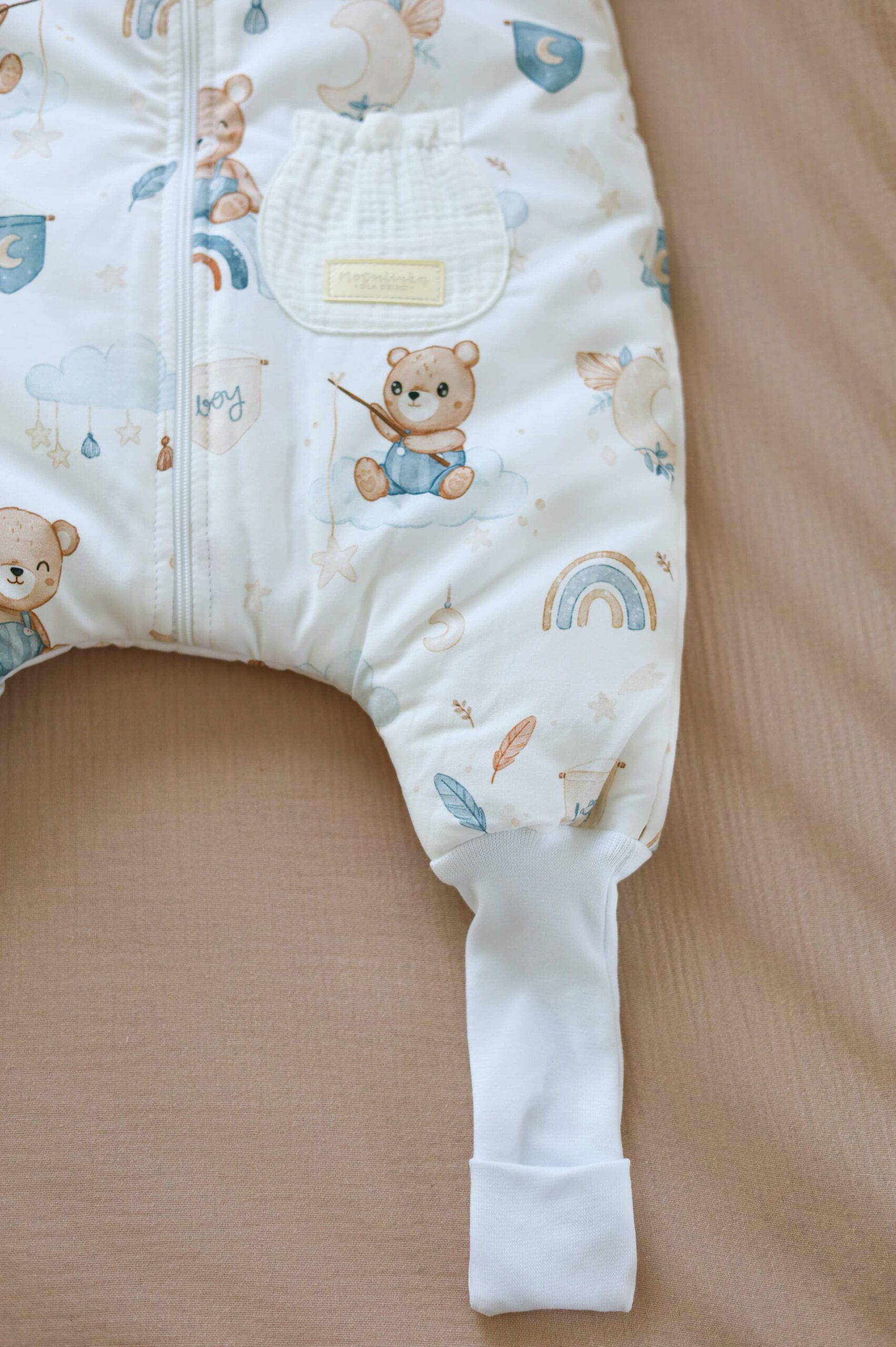 Gigoteuse a pieds avec coussin Boy – MotulinKa – Image 2