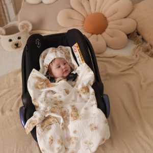 Couverture d’ete pour siege auto Daisy Bunnies – MotulinKa