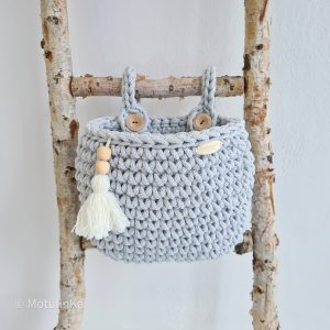 Organisateur de lit bebe Gris – MotulinKa