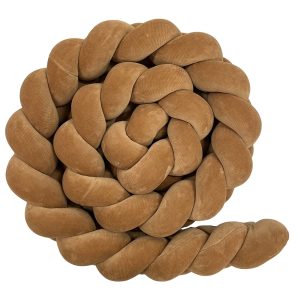 Tour de lit tressé 3 brins Caramel – Lulumi