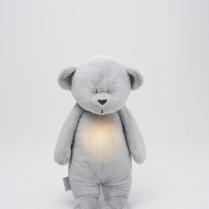 Ourson fredonnant Moonie avec veilleuse – Silver