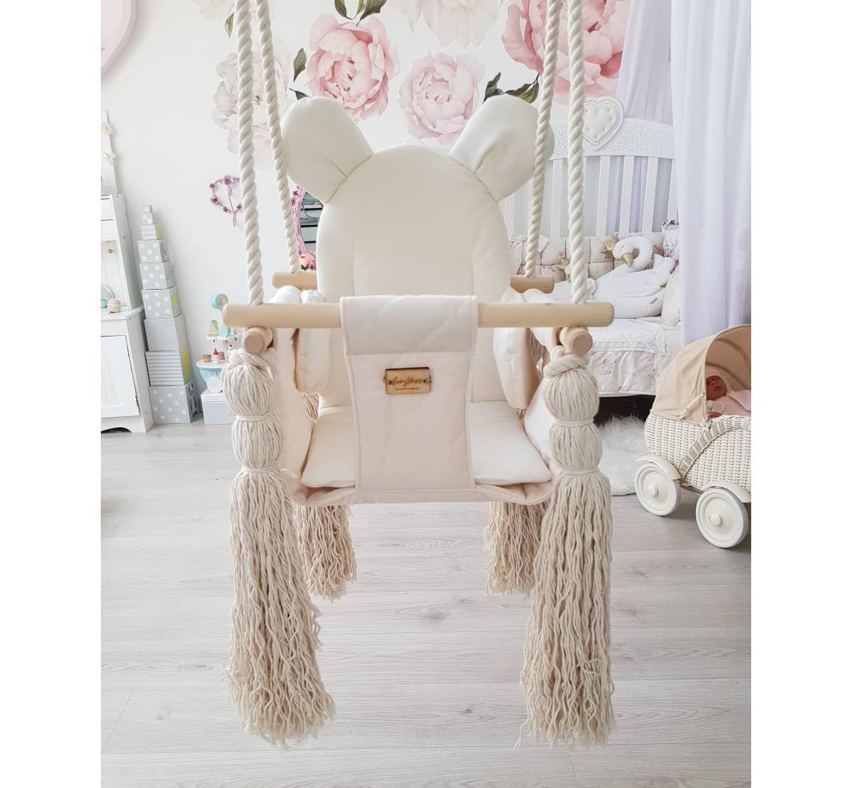 Balançoire Velvet Swing Beige – BabySteps – Image 5