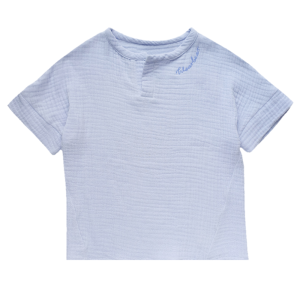 T-shirt en mousseline organique Baby Blue – WearBear