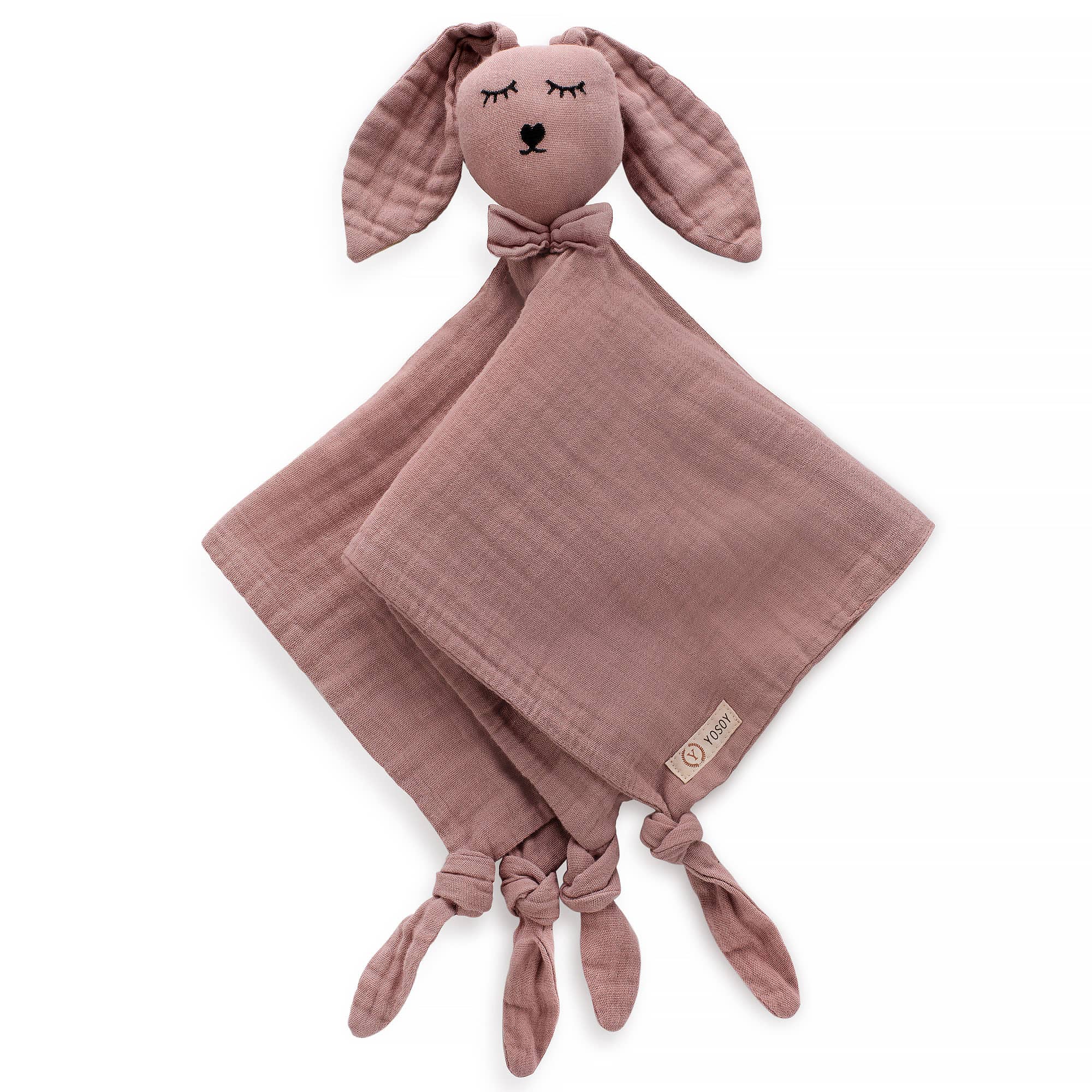 Doudou Lapin 100% mousseline de coton (Différentes couleurs) – Yosoy – Image 4