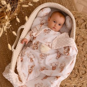 Ensemble couverture Minky et coussin Ourson Koala – MotulinKa