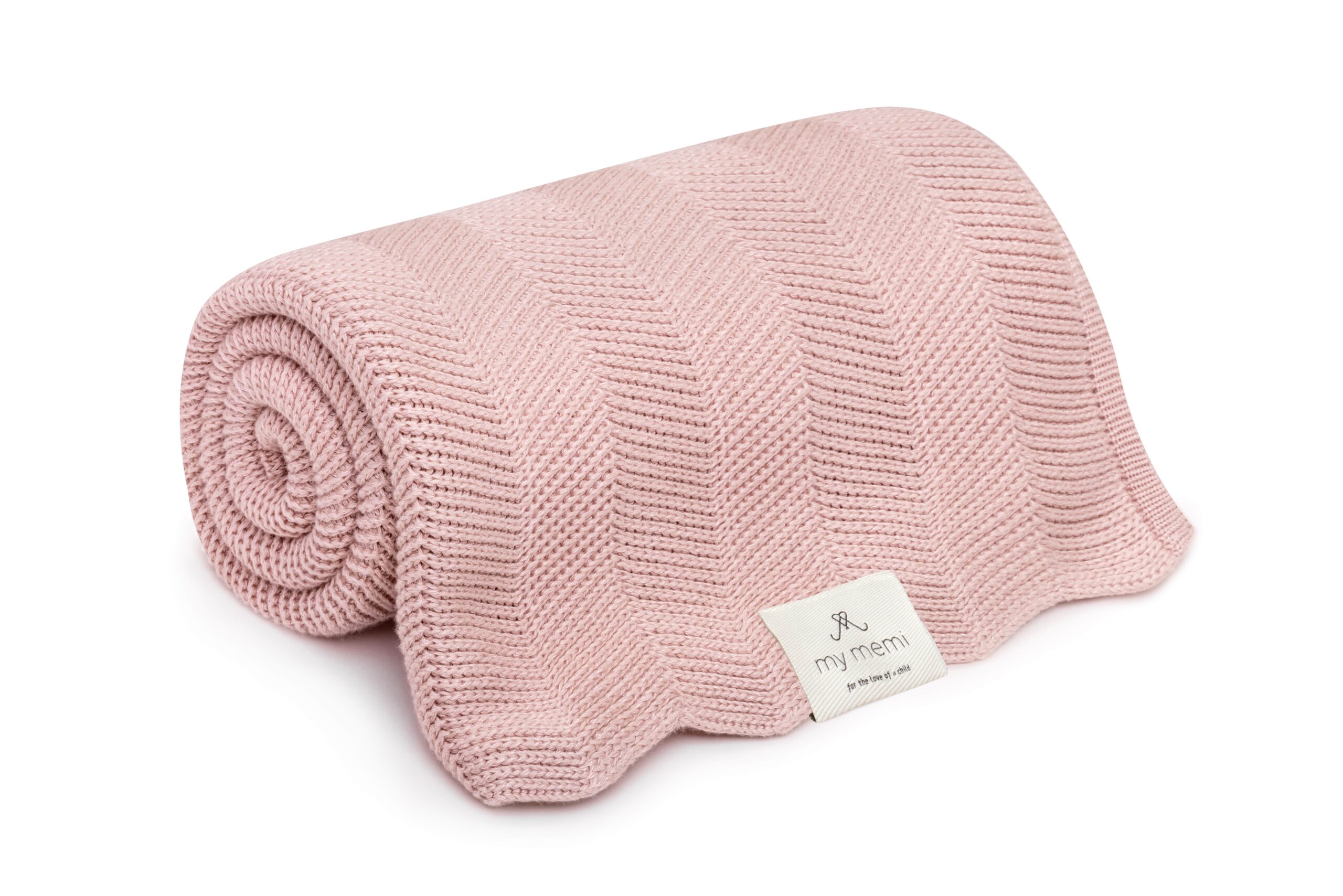Couverture en bambou Fir Powder Pink – MyMemi
