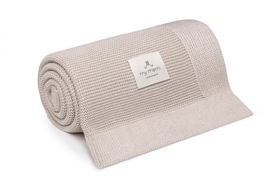 Couverture en bambou 80×100 Light Beige – Memi
