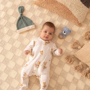 Dors-bien en coton ajoure Little Fox – MotulinKa