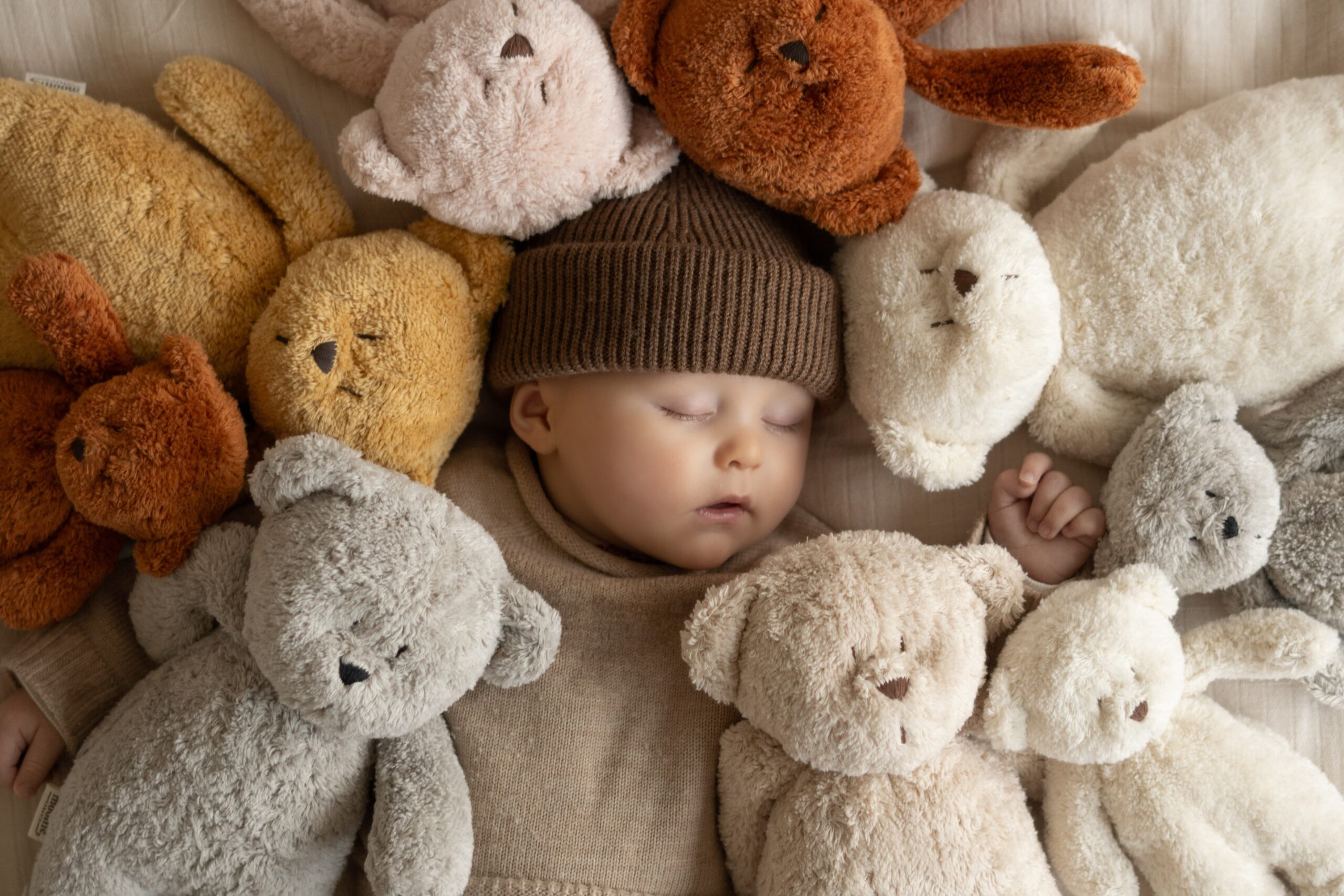 Ourson fredonnant Moonie avec veilleuse – Cappuccino Natur 2.0 – Image 5