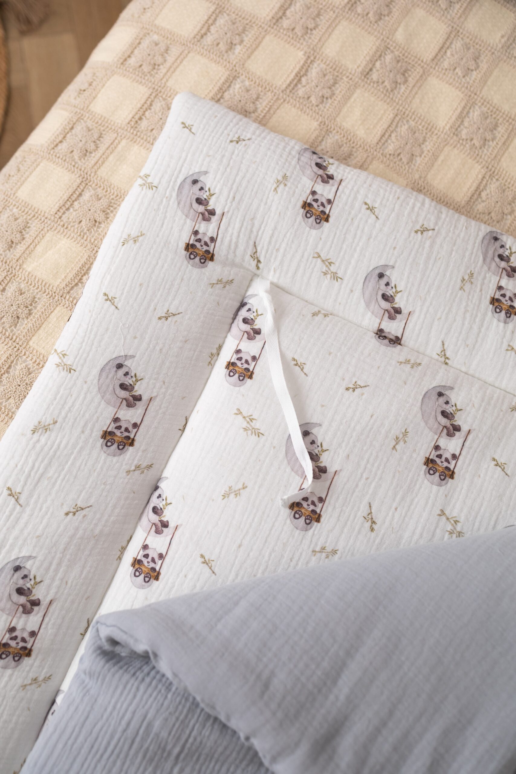 Matelas a langer 2 en 1 Panda – MotulinKa – Image 2