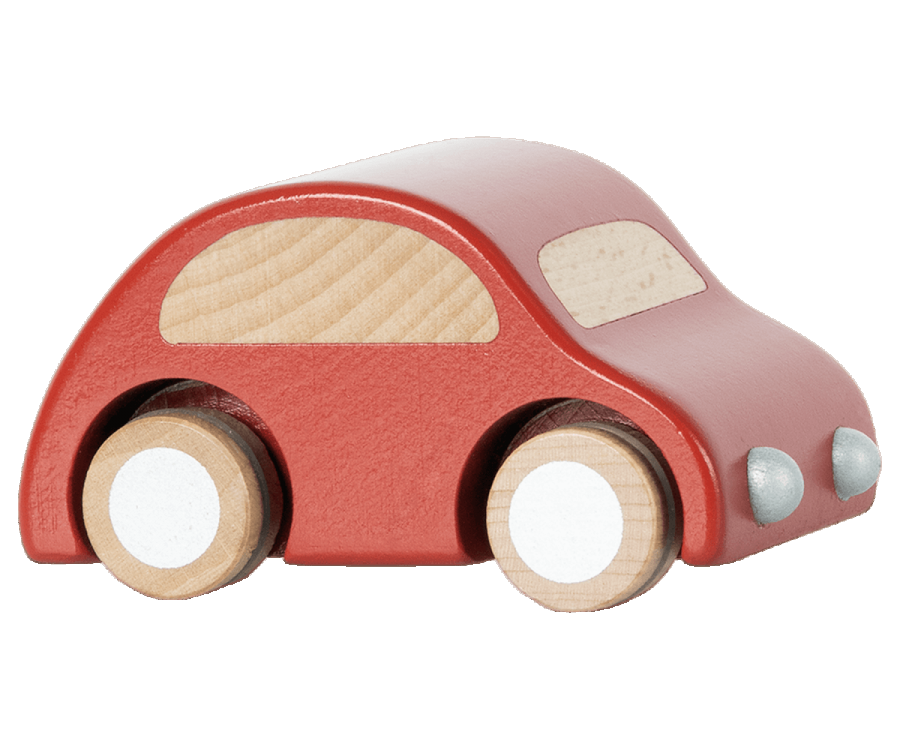 12-1000-00 VOITURE EN BOIS ROUGE MAILEG