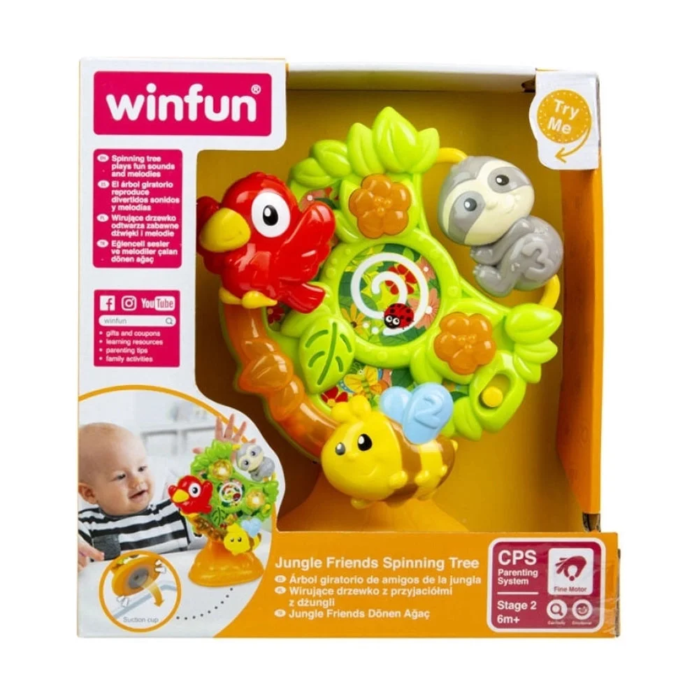 Winfun Arbre Tournant Jungle Friends 6M+ – Image 3